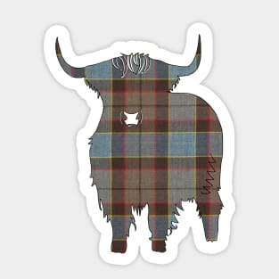 Fraser highland coo Sticker